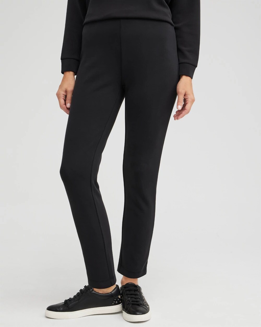 Scuba Pull On Pant in Winter White main image 1